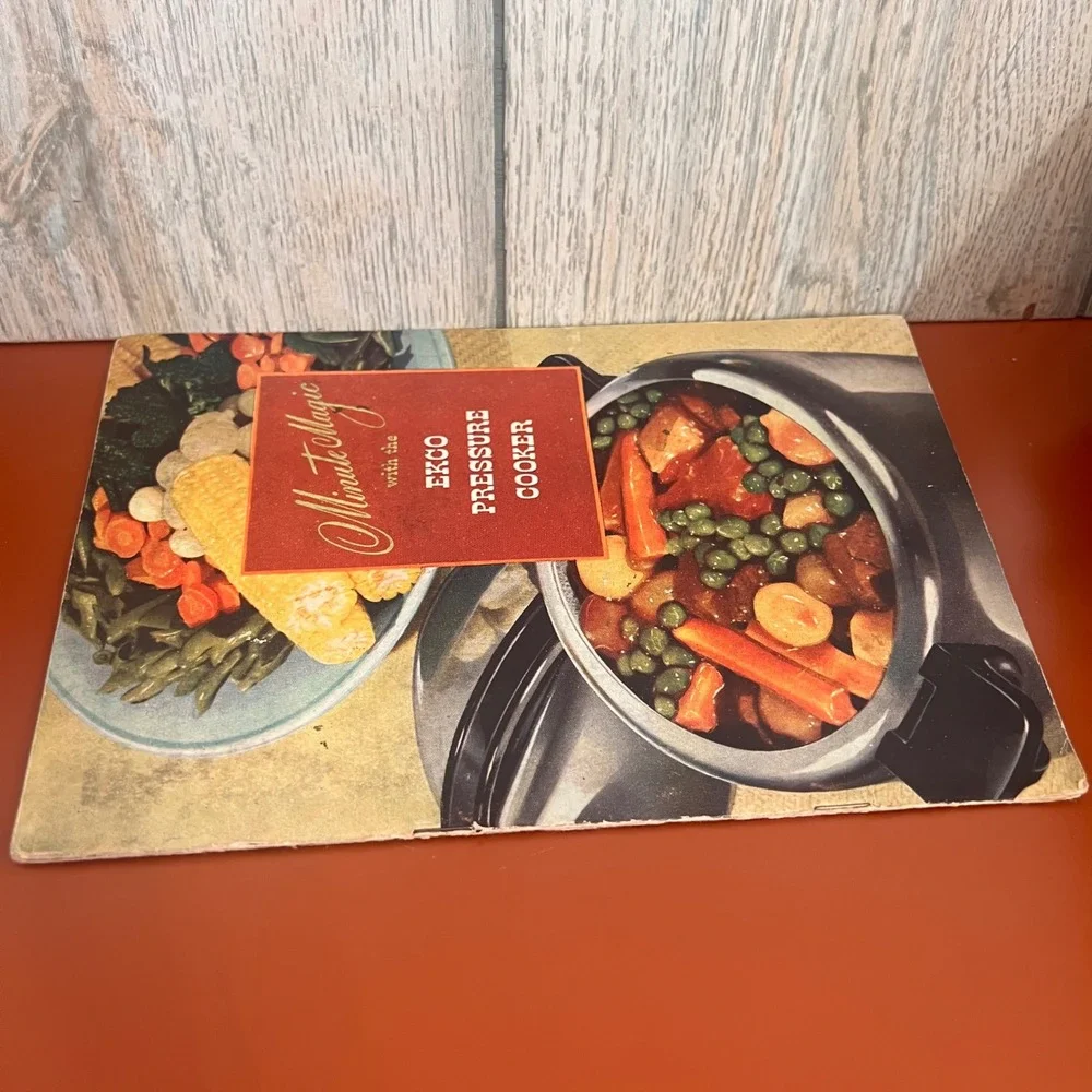 Vtg‎ 1945 Ekco Pressure Cooker Minute Magic Cookbook Instruction Manual Booklet